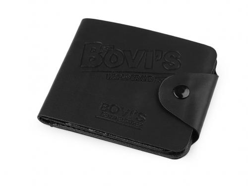 Pánská peněženka 9,5x12 cm, barva 8 černá
