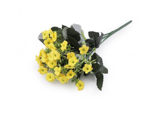 Umělá kytice drobné kvítí, barva 2 žlutá
