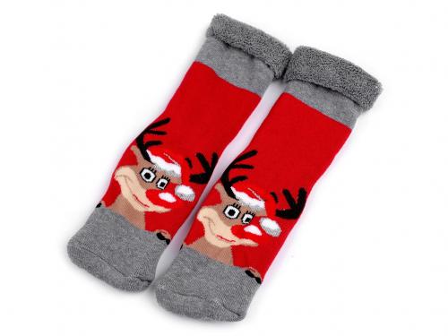 Vánoční ponožky v dárkové kouli, barva 13 (vel. 41-47) šedá světlá