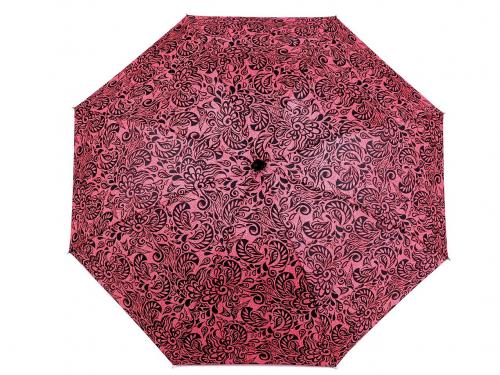 Dámský skládací deštník, barva 2 červená
