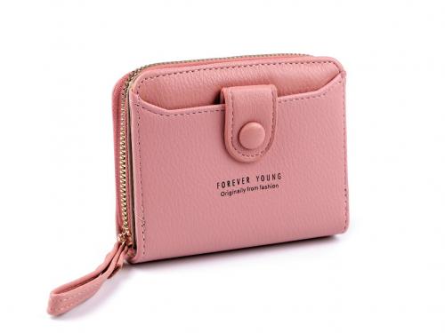 Dámská peněženka 9x12 cm, barva 3 růžová sv.