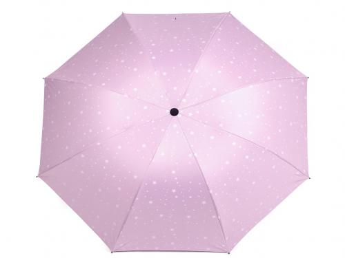 Dámský skládací deštník, barva 2 růžová nejsv.