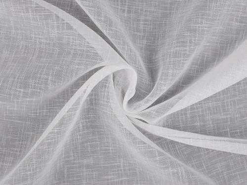 Záclona / voál strukturovaný s olůvkem šíře 276 cm, barva Off White