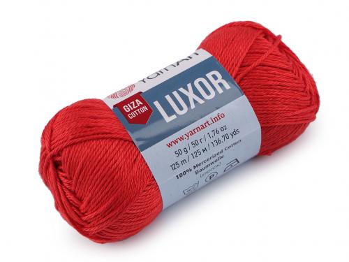 Pletací příze Luxor 50 g, barva 6 (1222) červená