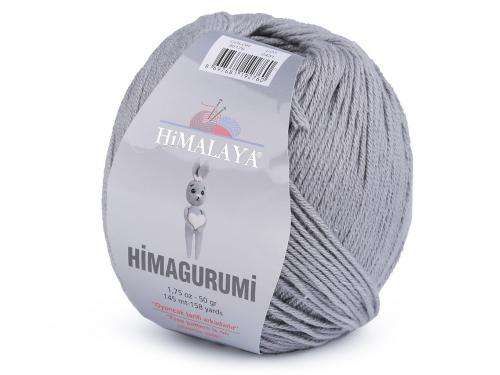 Pletací příze Himagurumi 50 g, barva 9 (30176) šedá