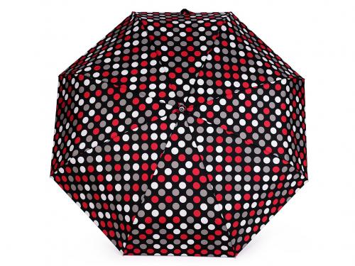 Dámský mini skládací deštník, barva 8 černá