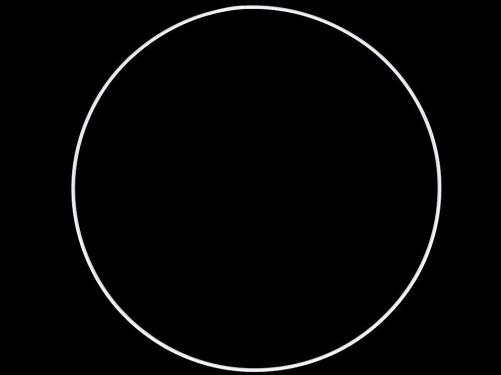 Kovový kruh na lapač snů / k dekorování Ø40 cm, barva bílá
