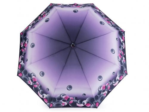 Dámský skládací deštník, barva 1 fialová sv.
