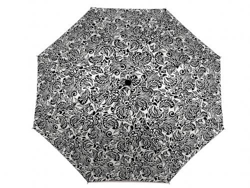 Dámský skládací deštník, barva 6 šedá světlá