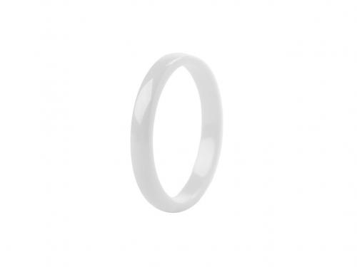 Keramický prsten, barva 1 (vel. 6) bílá