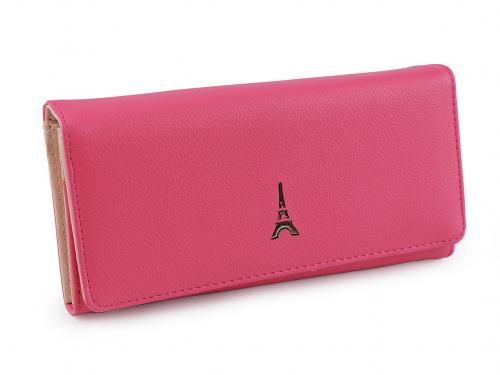Dámská peněženka Eiffelova věž 9,5x19 cm, barva 3 pink