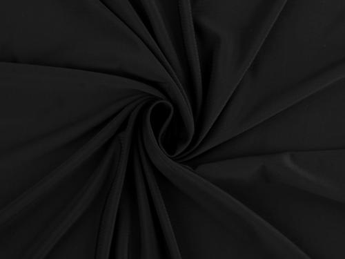 Úplet sportovní hladký pevnější PES, barva 5 (180 g/m²) černá