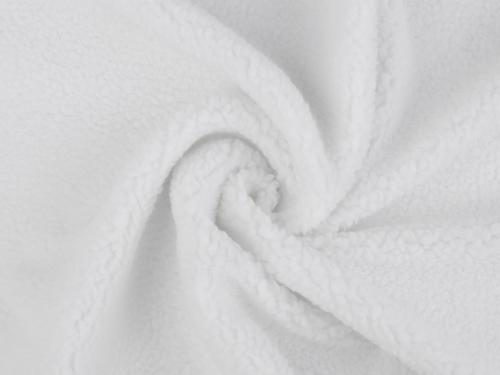 Oděvní / dekorační kožešina beránek, barva 1 (101) bílá přírodní