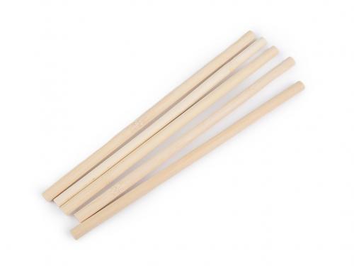 Dřevěné tyčky délky 15; 20 a 30 cm macrame, barva 2 (20 cm) přírodní sv.