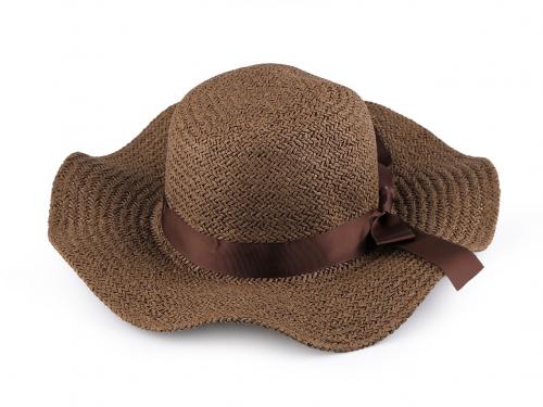 Dámský letní klobouk / slamák, barva 3 hnědá světlá