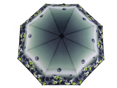 Dámský skládací deštník, barva 5 zelenkavá