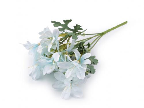 Umělá kytice, barva 6 modrá pomněnková