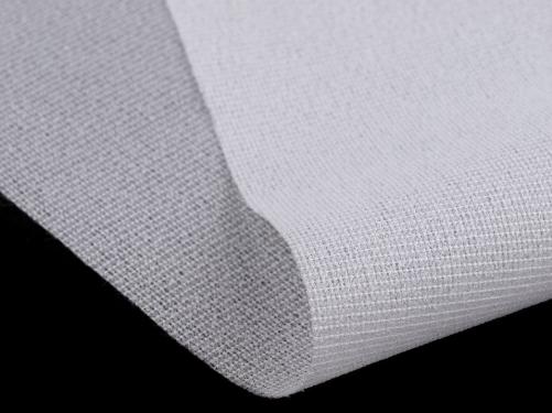 Netkaná textilie šíře  90cm nažehlovací elastická WDP, barva bílá