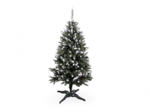 Umělý vánoční stromeček 180 cm - přírodní, zasněžený, 2D, barva 3 (214338) zelená bílá