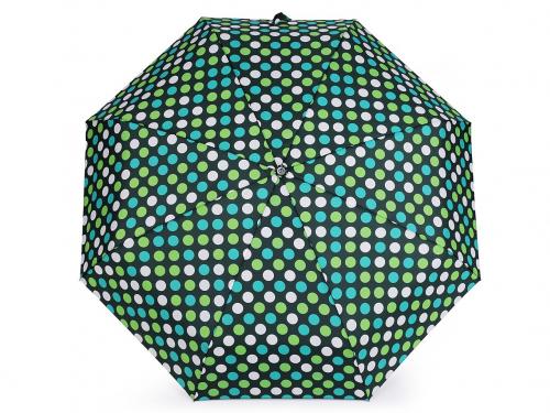 Dámský mini skládací deštník, barva 6 zelená