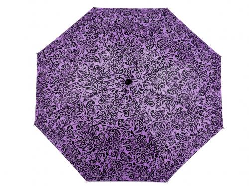 Dámský skládací deštník, barva 3 fialová