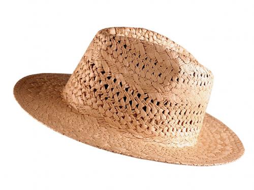 Letní klobouk / slamák unisex, barva 2 hnědá přírodní
