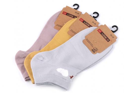 Dámské bavlněné ponožky kotníkové, barva 11 (vel. 35-38) mix