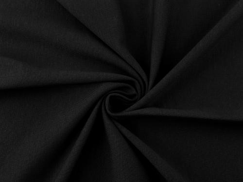 Úplet bavlněný jednobarevný, barva 6 černá