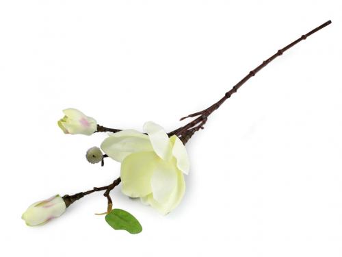 Umělá větvička magnolie, barva 2 žlutozelená