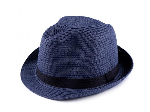 Letní klobouk / slamák unisex, barva 6 modrá