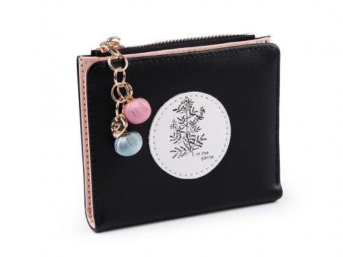 Dámská / dívčí peněženka 10x12 cm, barva 4 černá