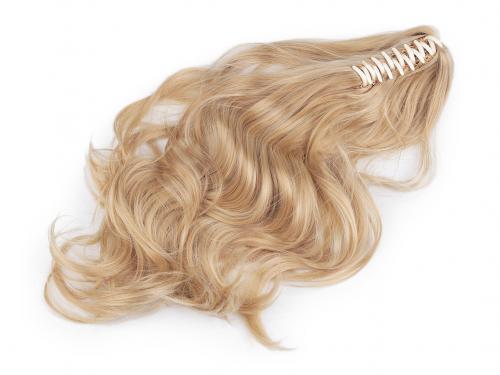 Vlasový příčesek cop se skřipcem, barva 1 blond