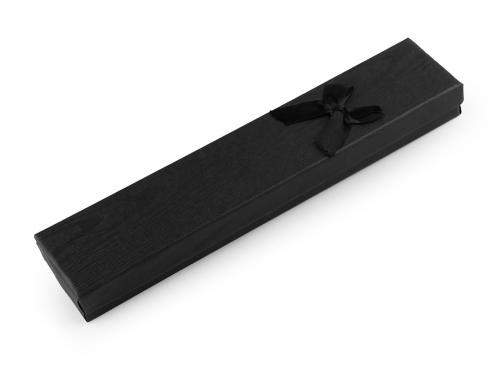 Krabička s mašličkou 4,5x21,5 cm, barva 6 černá