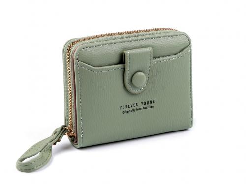 Dámská peněženka 9x12 cm, barva 5 zelenkavá