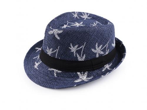 Dětský letní klobouk / slamák, barva 5 modrá
