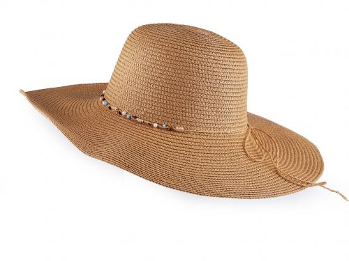 Dámský letní klobouk / slamák, barva 4 hnědá přírodní