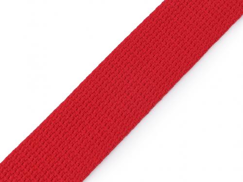 Popruh BA+PES šíře 32 mm, barva 4 (171) červená