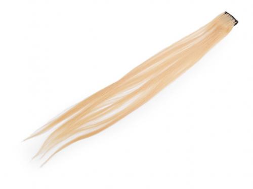 Pramen vlasů s clip-in hřebínkem, barva 1 blond