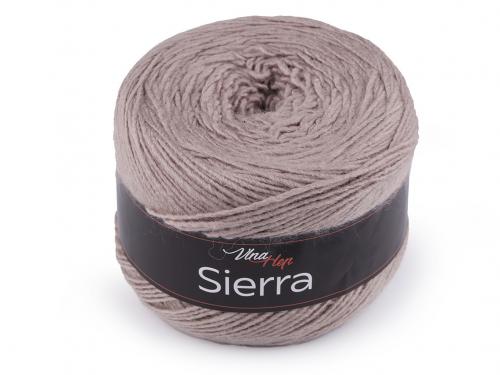 Pletací příze Sierra 150 g, barva 5 (6417) šedobéžová