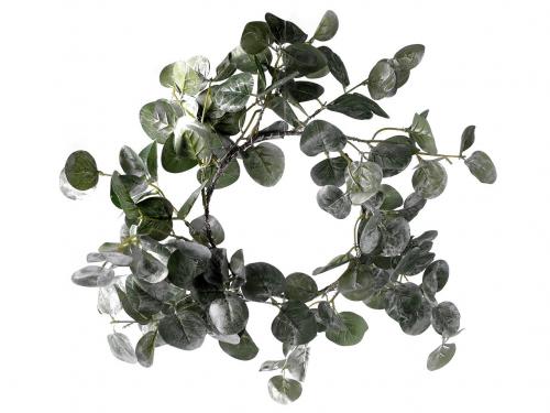 Umělý věnec eukalyptus Ø30 cm, barva zelenkavá