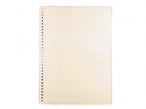 Dřevěné desky na výrobu zápisníku A4, barva přírodní