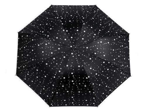 Dámský skládací deštník, barva 5 černá