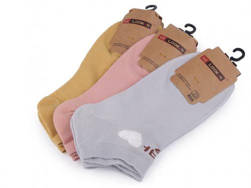 Dámské bavlněné ponožky kotníkové, barva 10 (vel. 39-42) mix