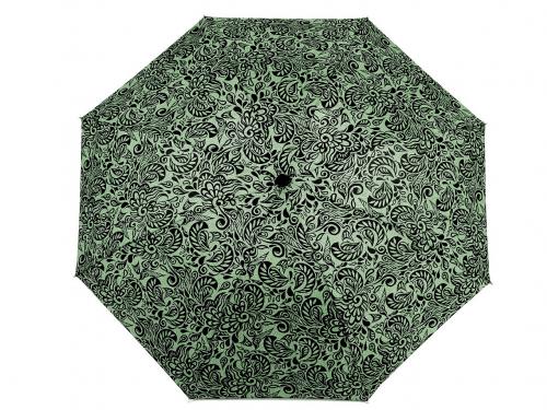 Dámský skládací deštník, barva 5 zelená