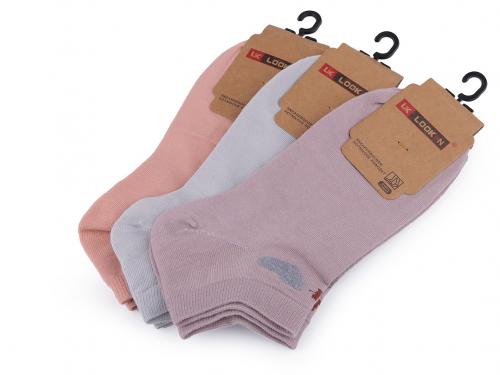 Dámské bavlněné ponožky kotníkové, barva 5 (vel. 35-38) mix