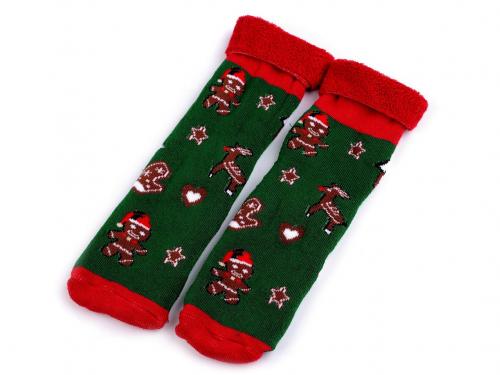 Vánoční ponožky v dárkové kouli, barva 5 (vel. 35-42) zelená