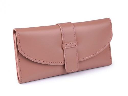 Dámská peněženka / dokladovka 9,5x19 cm, barva 3 pudrová tmavá
