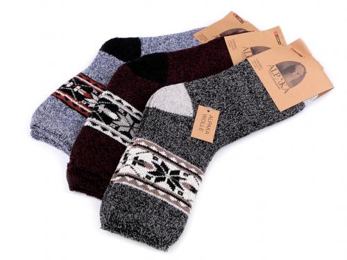 Dámské ponožky thermo Alpaka, barva 2 (vel. 39-42) mix náhodný