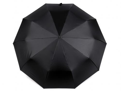Pánský skládací deštník s led světlem v rukojeti, barva černá