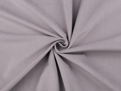 Velvet / samet strukturovaný jednobarevný, barva 7 (17) šedobéžová